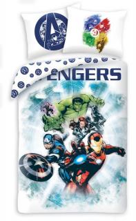 HALANTEX Obliečky Avengers white Bavlna, 140/200, 70/90 cm