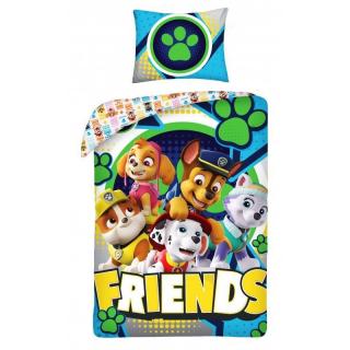 HALANTEX Obliečky Paw Patrol Friends Bavlna, 140/200, 70/90 cm