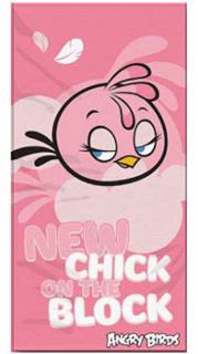 Halantex Osuška Angry Birds Stella ružová froté 70/140 cm