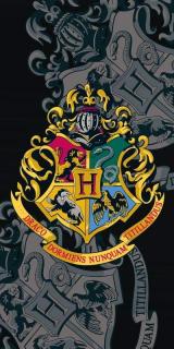 HALANTEX Osuška Harry Potter black Bavlna Froté, 70/140 cm