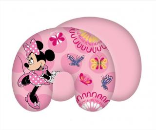 JERRY FABRICS Cestovný vankúšik Minnie Butterfly Polyester, 43/35 cm