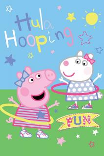 JERRY FABRICS Fleece deka Peppa Pig  Polyester, 100/150 cm