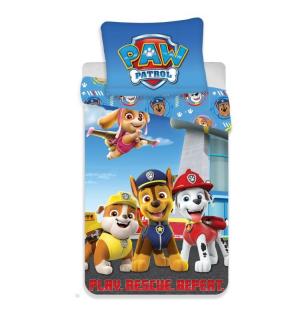 JERRY FABRICS MICRO Obliečky Veselá Patrola Play Rescue Polyester, 140/200, 70/90 cm