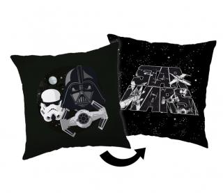 JERRY FABRICS Mikroplyšový vankúšik Star Wars Polyester, 35/35 cm