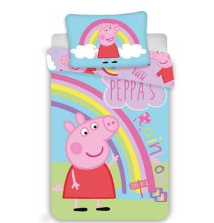 JERRY FABRICS Obliečky do postieľky Peppa Pig 016 Bavlna 100/135, 40/60 cm