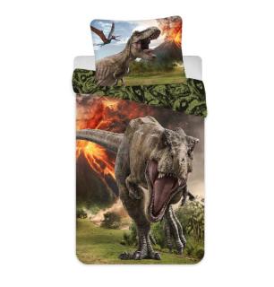 JERRY FABRICS Obliečky Jurský Svět Volcano Bavlna, 140/200, 70/90 cm