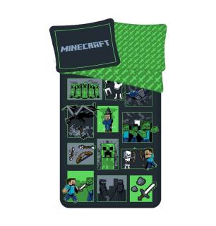 JERRY FABRICS Obliečky Minecraft Survival Mode  Bavlna, 140/200, 70/90 cm