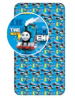 JERRY FABRICS Plachta Lokomotíva Thomas 04 Bavlna 90/200 cm