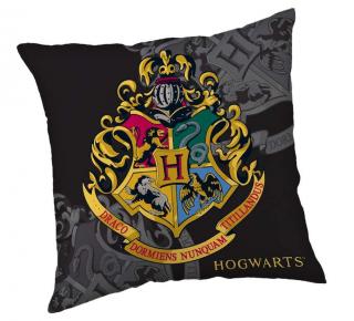 JERRY FABRICS Vankúšik Harry Potter black Polyester, 40/40 cm