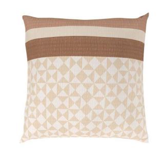 Kvalitex Krepový Obliečka na vankúš RHOMBIC béžový Bavlna, 40/40 cm