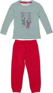 Detská súprava šedo-červená KOKKINO (100% bavlna)
