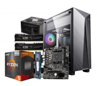 Hráčsky PC AMD Ryzen 5600G, 16GB RAM, 256GB NVMe SSD, 1TB HDD