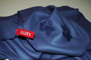 iLUX's osuška pre psa z mikrovlákna 130 x 80 cm, modrá