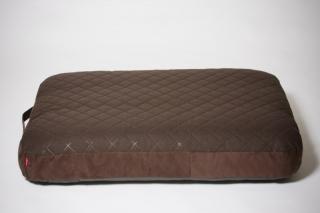 Matrac iLUX's - iCLASSIC Brown - L (95 x 70 x 15 cm) (Hrubý matrac pre psa)