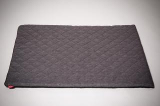 Matrac iLUX's - iSLIM Grey &amp; Black - XL (110 x 90 x 3,5 cm) (obojstranný tenký matrac pre psa)