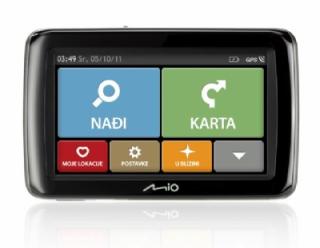 GPS Navigácia MIO Moov S487 TMC Bluetooth +Mapy celej Európy