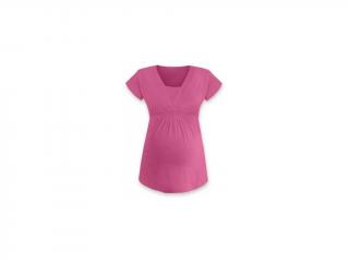ANIČKA- tunika pre diskrétne a pohodlné kojenie, krátky rukáv Farba: Ružová, Veľkosť: M/L