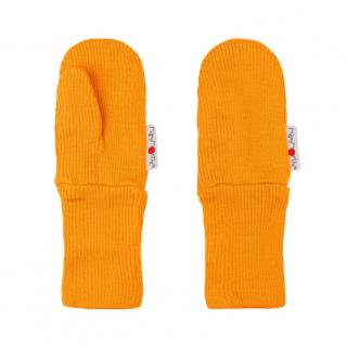 Detské rukavice z merinovlny ManyMonths 2016 Farba: Saffron yellow, Veľkosť: 5- 7/ 7,5 rokov