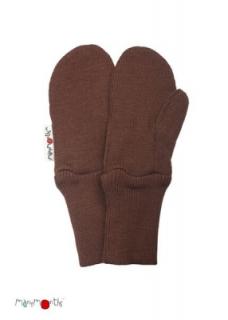 Detské rukavice z merinovlny ManyMonths Farba: Spice chocolate, Veľkosť: 3- 4,5/ 5 rokov