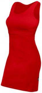 ELENA- šaty na kojenie, bez rukávu Farba: Červená, Veľkosť: M/L