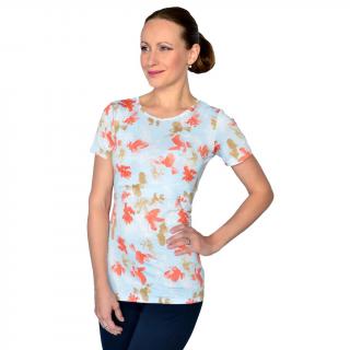 Kojo tričko s krátkym rukávom, Krásná Mamka Veľkosť: S, Produkt Barva: koralové kvety