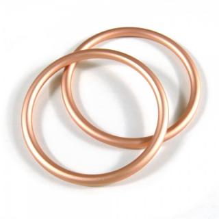 Ring Sling krúžky Farba: Ružovo-zlatá, Veľkosť: M (75 mm)