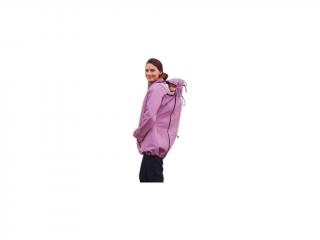 SANDRA- softshellová bunda na nosenie detí (nosenie vpredu /vzadu) Farba: Ružová, Veľkosť: S/M