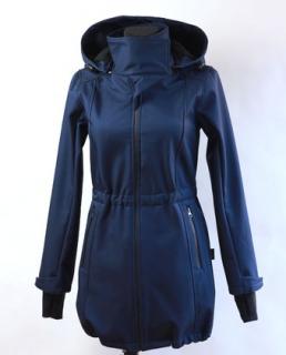 Softshellový kabát na nosenie detí (Adelay) Farba: Tmavá modrá, Veľkosť: M