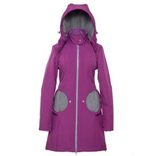 Softshellový kabát na nosenie detí Liliputi Farba: Šedo- fialový, Veľkosť: L