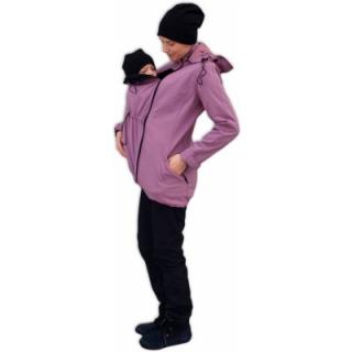 STELLA 2 - softshellová bunda (nielen) pre tehotné a nosiace ženy Farba: Ružová, Veľkosť: M/L