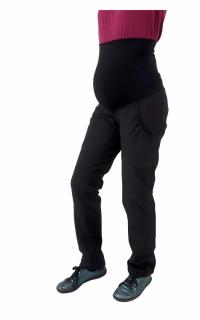 Tehotenské softshelové nohavice Sága Farba: Čierna, Veľkosť: 40 predĺžené