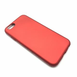 Červený obal s kamienkami iPhone 6 / 6S (pouzdro)