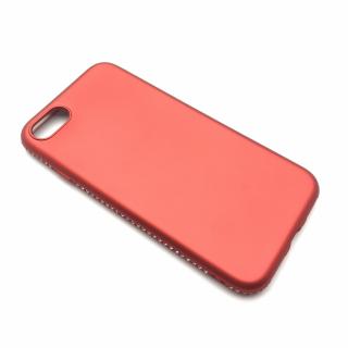 Červený obal s kamienkami iPhone 7/8 (puzdro)