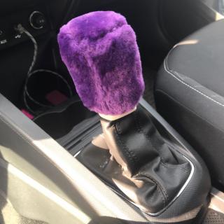 Chlpatý obal na riadiacu páku Violet