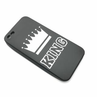 Čierny obal KING iPhone 5/S/SE (pouzdro)