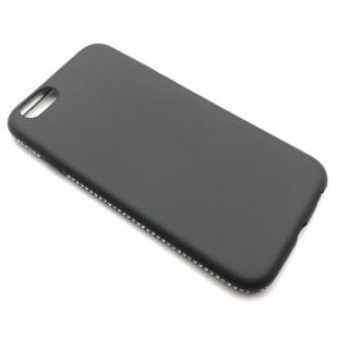 Čierny obal s kamienkami iPhone 6 / 6S (pouzdro)