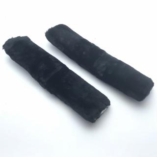 Návlek na bezpečnostný pás chlpatý BLACK (Vankúšik )