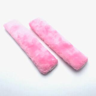 Návlek na bezpečnostný pás chlpatý PINK 2ks (Vankúšik )