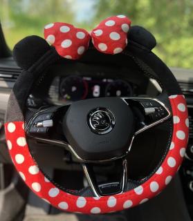 Poťah na volant Minnie Mouse (obal volantu)