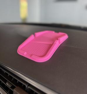 Protišmyková podložka do auta Silicon GARO Ružová (Nanopodložka)