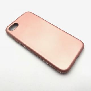 Ružový obal s kamienkami iPhone 7/8 (puzdro)