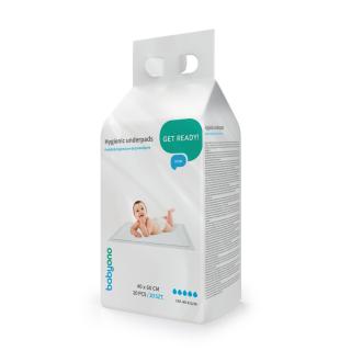 Babyono Hygienické prebaľovacie podložky 40x60 cm – 20 ks