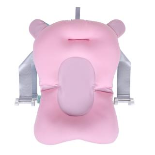 MEETBABY Detský protišmykový vankúšik do kúpeľa ružový