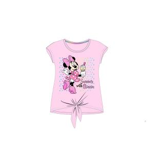 Tričko dievčenské Minnie Mouse  ružové Veľkosť: 116
