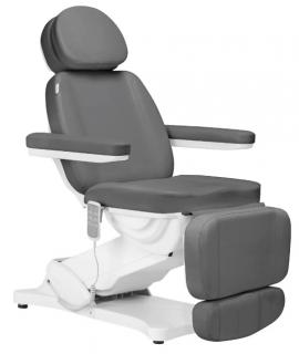 Elektrické kozmetické kreslo SILLON CLASSIC 4 motory šedé