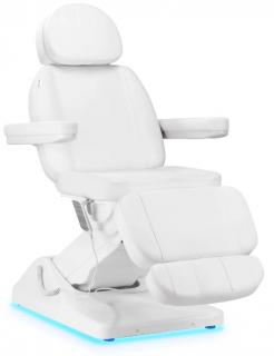 Elektrické kozmetické kreslo SILLON Luxury 3 motory biele
