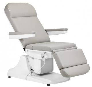 Kozmetické kreslo elektrické Azzurro 891 sivé