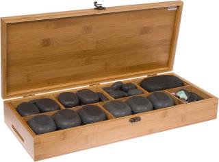 Masážne lávové kamene Hot stones 64ks