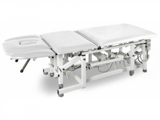 Rehabilitačné masážne ležadlo elektrické JSR 3F 3E Barva č.: 1. Biela