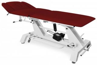 Rehabilitačné masážne ležadlo KSR F H hydraulické Barva č.: 12. Hnedá